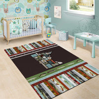 In The Deep Heart Of Minnesota Christmas Design Area Rug Xmas Holiday Patterns - Wonder Print Shop