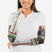 In The Deep Heart Of Minnesota Christmas Design Arm Sleeves Xmas Holiday Patterns - Wonder Print Shop