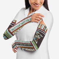 In The Deep Heart Of Minnesota Christmas Design Arm Sleeves Xmas Holiday Patterns - Wonder Print Shop