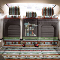 In The Deep Heart Of Minnesota Christmas Design Back Car Seat Cover Xmas Holiday Patterns - Wonder Print Shop
