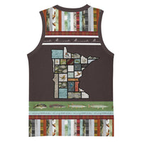 In The Deep Heart Of Minnesota Christmas Design Basketball Jersey Xmas Holiday Patterns - Wonder Print Shop