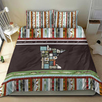 In The Deep Heart Of Minnesota Christmas Design Bedding Set Xmas Holiday Patterns - Wonder Print Shop