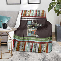In The Deep Heart Of Minnesota Christmas Design Blanket Xmas Holiday Patterns - Wonder Print Shop