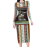 In The Deep Heart Of Minnesota Christmas Design Family Matching Long Sleeve Bodycon Dress and Hawaiian Shirt Xmas Holiday Patterns - Wonder Print Shop