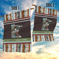 In The Deep Heart Of Minnesota Christmas Design Garden Flag Xmas Holiday Patterns - Wonder Print Shop