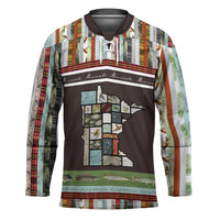 In The Deep Heart Of Minnesota Christmas Design Hockey Jersey Xmas Holiday Patterns - Wonder Print Shop