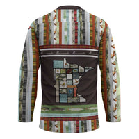 In The Deep Heart Of Minnesota Christmas Design Hockey Jersey Xmas Holiday Patterns - Wonder Print Shop