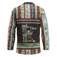 In The Deep Heart Of Minnesota Christmas Design Hockey Jersey Xmas Holiday Patterns - Wonder Print Shop