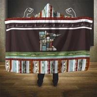 In The Deep Heart Of Minnesota Christmas Design Hooded Blanket Xmas Holiday Patterns - Wonder Print Shop