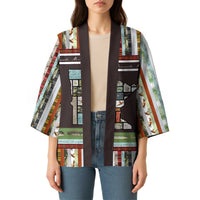 In The Deep Heart Of Minnesota Christmas Design Kimono Xmas Holiday Patterns - Wonder Print Shop
