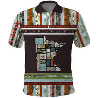 In The Deep Heart Of Minnesota Christmas Design Polo Shirt Xmas Holiday Patterns - Wonder Print Shop