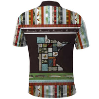 In The Deep Heart Of Minnesota Christmas Design Polo Shirt Xmas Holiday Patterns - Wonder Print Shop