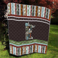 In The Deep Heart Of Minnesota Christmas Design Quilt Xmas Holiday Patterns - Wonder Print Shop