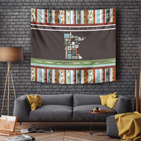 In The Deep Heart Of Minnesota Christmas Design Tapestry Xmas Holiday Patterns - Wonder Print Shop