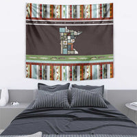 In The Deep Heart Of Minnesota Christmas Design Tapestry Xmas Holiday Patterns - Wonder Print Shop