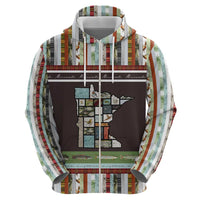 In The Deep Heart Of Minnesota Christmas Design Zip Hoodie Xmas Holiday Patterns - Wonder Print Shop