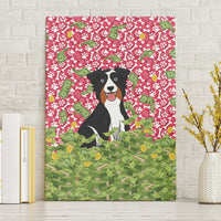I Work Hard So That My Dog Can Have A Better Life Christmas Christmas Canvas Wall Art Xmas Holiday Patterns - Wonder Print Shop