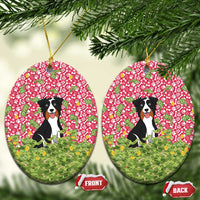 I Work Hard So That My Dog Can Have A Better Life Christmas Ceramic Ornament Xmas Holiday Patterns - Wonder Print Shop