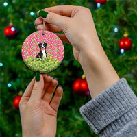 I Work Hard So That My Dog Can Have A Better Life Christmas Ceramic Ornament Xmas Holiday Patterns - Wonder Print Shop