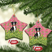 I Work Hard So That My Dog Can Have A Better Life Christmas Ceramic Ornament Xmas Holiday Patterns - Wonder Print Shop