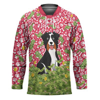 I Work Hard So That My Dog Can Have A Better Life Christmas Christmas Hockey Jersey Xmas Holiday Patterns - Wonder Print Shop