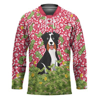 I Work Hard So That My Dog Can Have A Better Life Christmas Christmas Hockey Jersey Xmas Holiday Patterns - Wonder Print Shop