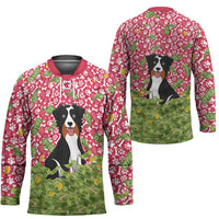 I Work Hard So That My Dog Can Have A Better Life Christmas Christmas Hockey Jersey Xmas Holiday Patterns - Wonder Print Shop