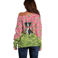I Work Hard So That My Dog Can Have A Better Life Christmas Christmas Off Shoulder Sweater Xmas Holiday Patterns - Wonder Print Shop