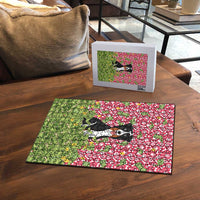 I Work Hard So That My Dog Can Have A Better Life Christmas Christmas Puzzle Xmas Holiday Patterns - Wonder Print Shop