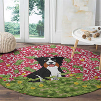 I Work Hard So That My Dog Can Have A Better Life Christmas Christmas Round Carpet Xmas Holiday Patterns - Wonder Print Shop