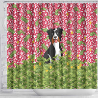 I Work Hard So That My Dog Can Have A Better Life Christmas Christmas Shower Curtain Xmas Holiday Patterns - Wonder Print Shop