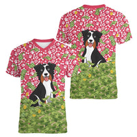 I Work Hard So That My Dog Can Have A Better Life Christmas Christmas Women V-Neck T-Shirt Xmas Holiday Patterns - Wonder Print Shop