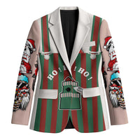 Stay With My Pig Christmas Christmas Blazer Xmas Holiday Patterns - Wonder Print Shop