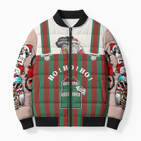 Stay With My Pig Christmas Christmas Bomber Puffer Jacket Xmas Holiday Patterns - Wonder Print Shop