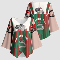Stay With My Pig Christmas Christmas Kimono Sleeve Blouse Xmas Holiday Patterns - Wonder Print Shop