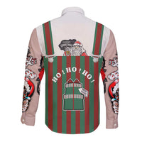 Stay With My Pig Christmas Christmas Long Sleeve Button Shirt Xmas Holiday Patterns - Wonder Print Shop