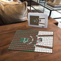 Stay With My Pig Christmas Christmas Puzzle Xmas Holiday Patterns - Wonder Print Shop