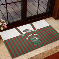 Stay With My Pig Christmas Christmas Rubber Doormat Xmas Holiday Patterns - Wonder Print Shop
