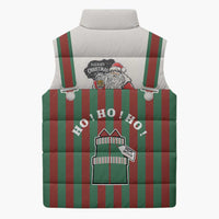 Stay With My Pig Christmas Christmas Sleeveless Puffer Jacket Xmas Holiday Patterns - Wonder Print Shop