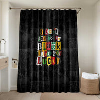 I Didn't Ask To Be Black I Just Got Lucky Magazine Cutout Bathroom Set with Ancestral Portrait Collage Lettering - Wonder Print Shop