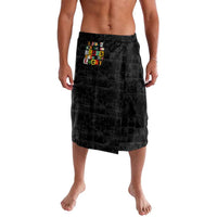 I Didn't Ask To Be Black I Just Got Lucky Magazine Cutout Lavalava with Ancestral Portrait Collage Lettering - Wonder Print Shop