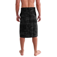 I Didn't Ask To Be Black I Just Got Lucky Magazine Cutout Lavalava with Ancestral Portrait Collage Lettering - Wonder Print Shop