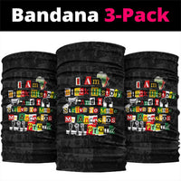 I Am Black History And I Strive To Make My Ancestor Proud Neck Gaiter with Ancestral Collage Background and Afrocentric Lettering - Wonder Print Shop