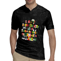 I Am Black History And I Strive To Make My Ancestor Proud Rugby Jersey with Ancestral Collage Background and Afrocentric Lettering - Wonder Print Shop