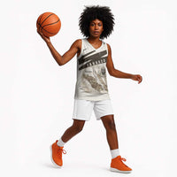 Taharqa Basketball Jersey with Ancient Map Illustration, King of Two Lands Title and Kush Egypt Temple - Wonder Print Shop