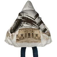 Taharqa Cloak with Ancient Map Illustration, King of Two Lands Title and Kush Egypt Temple - Wonder Print Shop