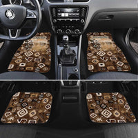 Shaka Zulu Car Mats Monochrome Portrait Zulu Kingdom Heritage Unconquered Spirit Warrior Legacy Theme - Wonder Print Shop