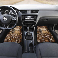 Shaka Zulu Car Mats Monochrome Portrait Zulu Kingdom Heritage Unconquered Spirit Warrior Legacy Theme - Wonder Print Shop