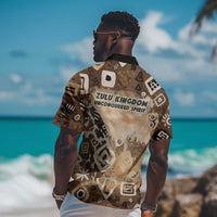 Shaka Zulu Hawaiian Shirt Monochrome Portrait Zulu Kingdom Heritage Unconquered Spirit Warrior Legacy Theme - Wonder Print Shop