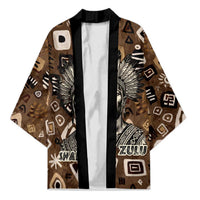 Shaka Zulu Kimono Monochrome Portrait Zulu Kingdom Heritage Unconquered Spirit Warrior Legacy Theme - Wonder Print Shop